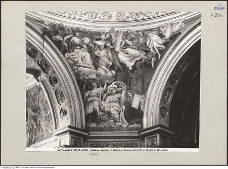 Vorderseite von Alinari [https://www.deutsche-digitale-bibliothek.de/content/lizenzen/rv-ez/] Szenen aus dem Leben des heiligen JanuariusDer heilige Januarius als Schutzpatron der Stadt Neapel - Gesamtansicht, bh221297_recto. Foto.