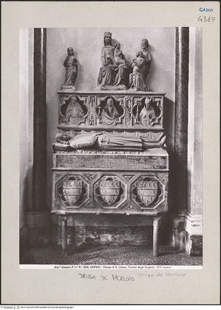 Vorderseite von Alinari [https://www.deutsche-digitale-bibliothek.de/content/lizenzen/rv-ez/] Grabmal des Drugo Merloto (gest. 1339) - Gesamtansicht, bh221338_recto. Foto.