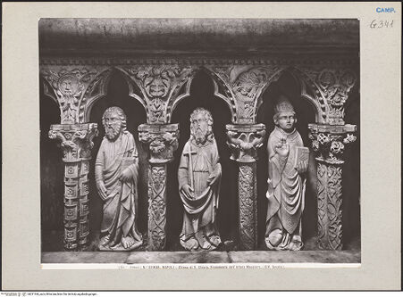 Vorderseite von Alinari [https://www.deutsche-digitale-bibliothek.de/content/lizenzen/rv-ez/] Hauptaltar - Rückseite vor 1943, Detail, bh221360_recto. Foto.