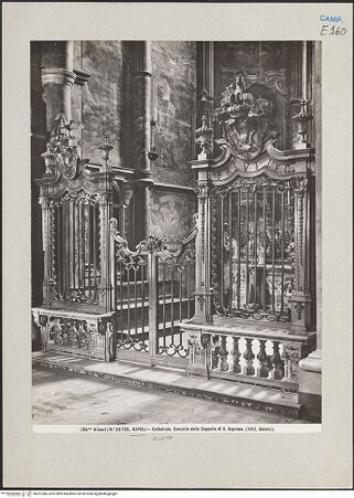 Vorderseite von Alinari [https://www.deutsche-digitale-bibliothek.de/content/lizenzen/rv-ez/] DuomoCappella di Sant'Aspreno (Cappella Tocco) - Ansicht von Südwesten, bh221386_recto. Foto.