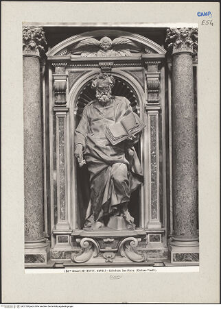 Vorderseite von Alinari [https://www.deutsche-digitale-bibliothek.de/content/lizenzen/rv-ez/] Heiliger Petrus - Heiliger Petrus, bh221388_recto. Foto.