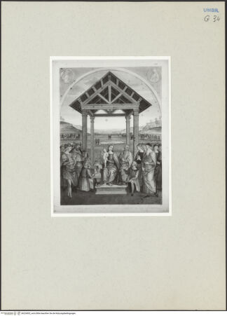 Vorderseite von Kupferstichkabinett Düsseldorf [https://www.deutsche-digitale-bibliothek.de/content/lizenzen/rv-ez/] Anbetung des Kindes - Gesamtansicht, bh224002_recto. Foto.