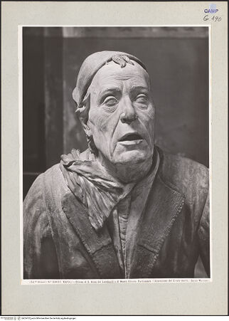 Vorderseite von Alinari [https://www.deutsche-digitale-bibliothek.de/content/lizenzen/rv-ez/] Beweinung ChristiNikodemus - Detail: Büste, bh224732_recto. Foto.