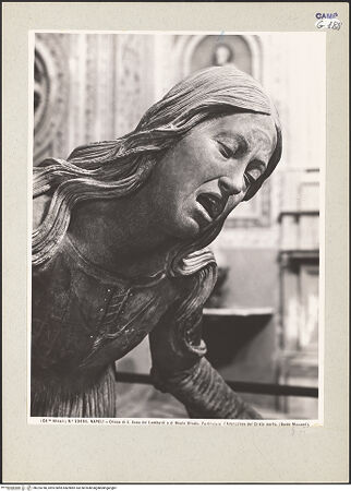 Vorderseite von Alinari [https://www.deutsche-digitale-bibliothek.de/content/lizenzen/rv-ez/] Beweinung ChristiMaria Magdalena - Detail: Kopf, bh224740_recto. Foto.