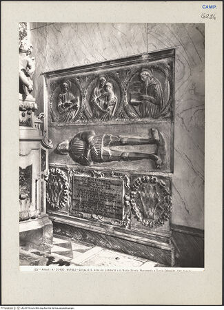 Vorderseite von Alinari [https://www.deutsche-digitale-bibliothek.de/content/lizenzen/rv-ez/] Grabmal des Garzia Cabanilla - Gesamtansicht, bh224745_recto. Foto.