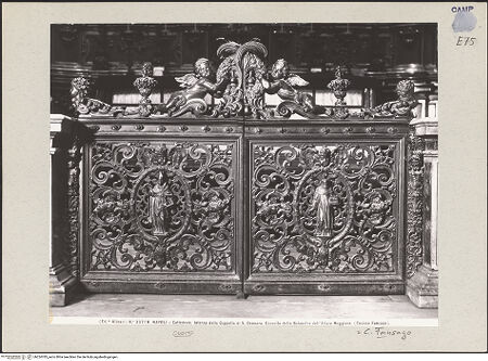 Vorderseite von Alinari [https://www.deutsche-digitale-bibliothek.de/content/lizenzen/rv-ez/] Pforte des Hauptaltars - Gesamtansicht, bh224783_recto. Foto.