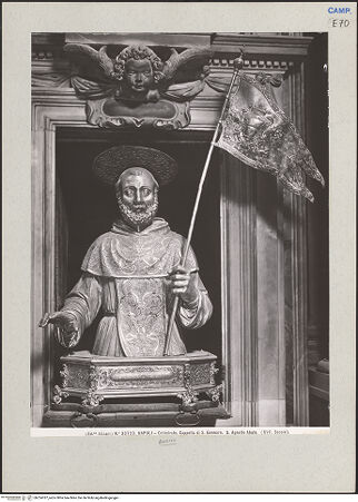 Vorderseite von Alinari [https://www.deutsche-digitale-bibliothek.de/content/lizenzen/rv-ez/] Büstenreliquiar des heiligen Agnellus von Neapel - Gesamtansicht, bh224787_recto. Foto.