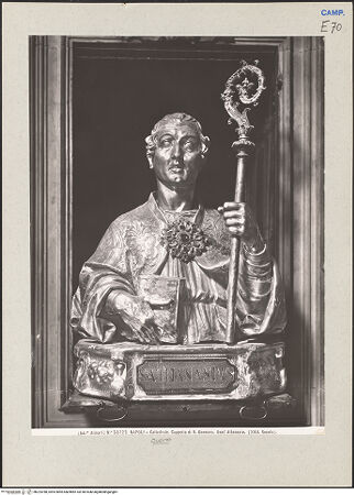 Vorderseite von Alinari [https://www.deutsche-digitale-bibliothek.de/content/lizenzen/rv-ez/] Büstenreliquiar des heiligen Athanasius von Neapel - Gesamtansicht, bh224788_recto. Foto.