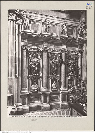 Vorderseite von Alinari [https://www.deutsche-digitale-bibliothek.de/content/lizenzen/rv-ez/] DuomoCappella di San GennaroHauptkapelle - Linke Wand, bh224789_recto. Foto.