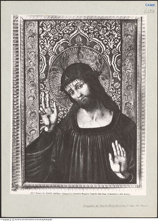 Vorderseite von Alinari [https://www.deutsche-digitale-bibliothek.de/content/lizenzen/rv-ez/] Christus als Erlöser - Gesamtansicht, bh224816_recto. Foto.