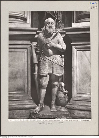 Vorderseite von Alinari [https://www.deutsche-digitale-bibliothek.de/content/lizenzen/rv-ez/] Statue des Marcello Caracciolo - Frontalansicht, bh224886_recto. Foto.