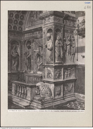 Vorderseite von Alinari [https://www.deutsche-digitale-bibliothek.de/content/lizenzen/rv-ez/] Cappella Miroballo - Teilansicht, bh224888_recto. Foto.