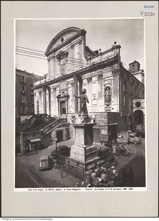 Vorderseite von Alinari [https://www.deutsche-digitale-bibliothek.de/content/lizenzen/rv-ez/] San Paolo Maggiore - Gesamtansicht, bh224946_recto. Foto.