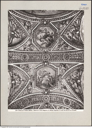 Vorderseite von Alinari [https://www.deutsche-digitale-bibliothek.de/content/lizenzen/rv-ez/] Ausmalung der SakristeiTugenden und Seligpreisungen - Teilansicht, bh224949_recto. Foto.