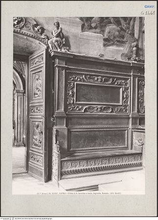 Vorderseite von Alinari [https://www.deutsche-digitale-bibliothek.de/content/lizenzen/rv-ez/] Dekorierte Bank - Teilansicht, bh224955_recto. Foto.