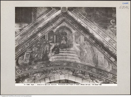 Vorderseite von Alinari [https://www.deutsche-digitale-bibliothek.de/content/lizenzen/rv-ez/] Szenen aus dem Leben MariaeDie Darbringung Marias im Tempel - Gesamtansicht, bh224998_recto. Foto.