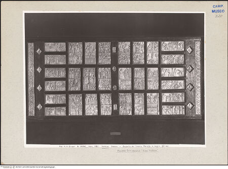 Vorderseite von Alinari [https://www.deutsche-digitale-bibliothek.de/content/lizenzen/rv-ez/] Szenen aus dem Neuen und Alten Testament - Ausstattung vor der Restaurierung (1960/1961), bh225027_recto. Foto.
