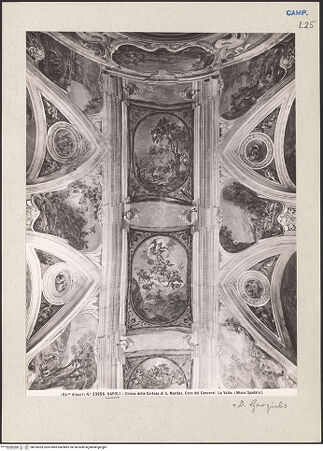 Vorderseite von Alinari [https://www.deutsche-digitale-bibliothek.de/content/lizenzen/rv-ez/] Ausmalung des KonversenchorsSzenen aus dem Alten Testament - Teilansicht, bh225033_recto. Foto.