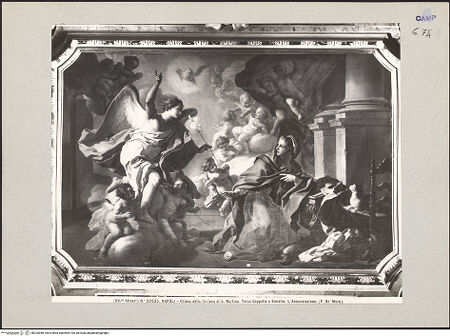 Vorderseite von Alinari [https://www.deutsche-digitale-bibliothek.de/content/lizenzen/rv-ez/] Verkündigung an Maria - Gesamtansicht, bh225048_recto. Foto.