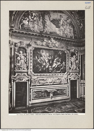 Vorderseite von Alinari [https://www.deutsche-digitale-bibliothek.de/content/lizenzen/rv-ez/] Wanddekoration der Cappella di San Martino - Linke Wand, bh225056_recto. Foto.