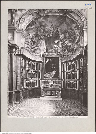 Vorderseite von Alinari [https://www.deutsche-digitale-bibliothek.de/content/lizenzen/rv-ez/] Certosa di San MartinoCappella del Tesoro - Innenansicht, bh225085_recto. Foto.