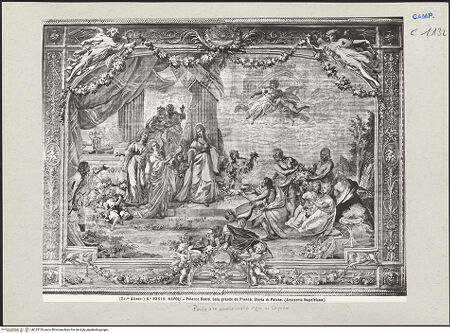 Vorderseite von Alinari [https://www.deutsche-digitale-bibliothek.de/content/lizenzen/rv-ez/] Die Geschichte von Cupido und PsychePsyche und ihre Schwestern im Palast - Gesamtansicht, bh225153_recto. Foto.