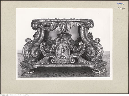 Vorderseite von Pedicini, Luciano [https://www.deutsche-digitale-bibliothek.de/content/lizenzen/rv-ez/] Hund als Dominikusattribut - Gesamtansicht, bh225373_recto. Foto: Pedicini, Luciano.