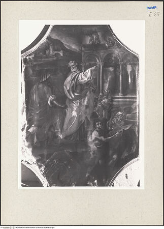 Vorderseite von Pedicini, Luciano [https://www.deutsche-digitale-bibliothek.de/content/lizenzen/rv-ez/] Heiliger Bernard von Carinola baut die Kathedrale - Gesamtansicht, bh225399_recto. Foto: Pedicini, Luciano.