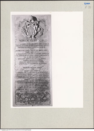 Vorderseite von Pedicini, Luciano [https://www.deutsche-digitale-bibliothek.de/content/lizenzen/rv-ez/] Denkmal des Besuchs des Papsts Benedikt XIII (1729) - Gesamtansicht, bh225418_recto. Foto: Pedicini, Luciano.