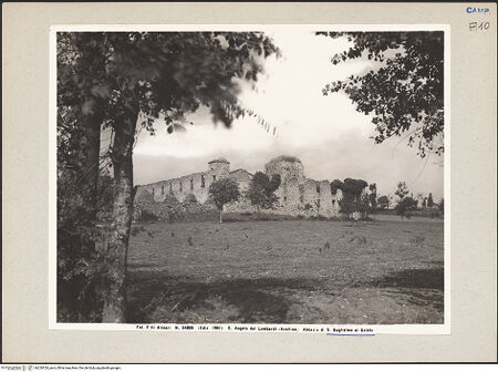 Vorderseite von Alinari [https://www.deutsche-digitale-bibliothek.de/content/lizenzen/rv-ez/] Abbazia di San Guglielmo al Goleto - Ansicht von Osten, bh226526_recto. Foto.