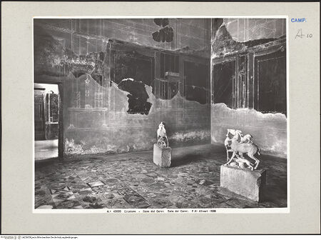 Vorderseite von Alinari [https://www.deutsche-digitale-bibliothek.de/content/lizenzen/rv-ez/] Casa dei Cervi - Sala dei Cervi, bh226550_recto. Foto.