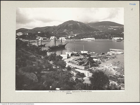 Vorderseite von Alinari [https://www.deutsche-digitale-bibliothek.de/content/lizenzen/rv-ez/] Stadt und Hafen, bh226559_recto. Foto.