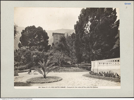 Vorderseite von Alinari [https://www.deutsche-digitale-bibliothek.de/content/lizenzen/rv-ez/] Villa Quisisana - Ansicht, bh226562_recto. Foto.