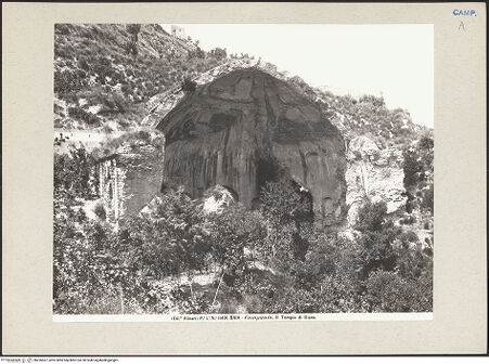 Vorderseite von Alinari [https://www.deutsche-digitale-bibliothek.de/content/lizenzen/rv-ez/] Tempio di Diana (Dianatempel) - Ansicht, bh226567_recto. Foto.