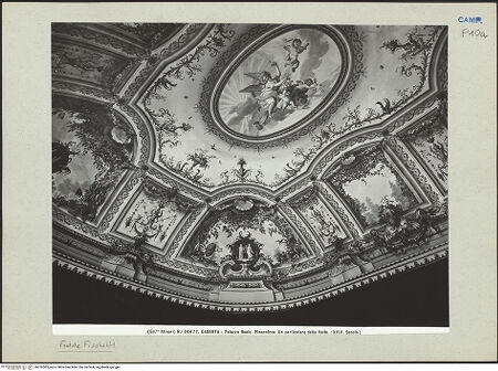 Vorderseite von Alinari [https://www.deutsche-digitale-bibliothek.de/content/lizenzen/rv-ez/] Allegorie mit Flora (?) und Putten (?) - Teilansicht, bh226583_recto. Foto.