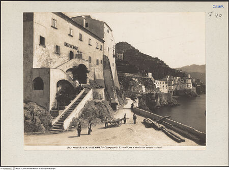 Vorderseite von Alinari [https://www.deutsche-digitale-bibliothek.de/content/lizenzen/rv-ez/] Ex Convento dei Francescani / Ehemaliges Franziskanerkloster - Ansicht des Klosters von Osten, bh226619_recto. Foto.