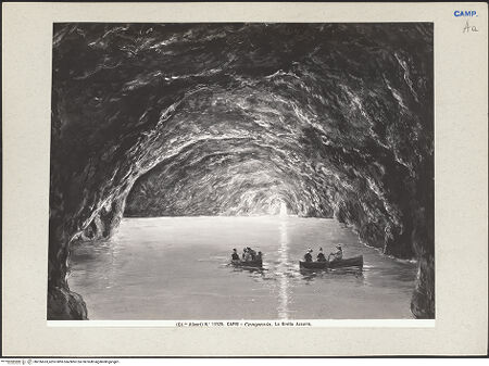 Vorderseite von Alinari [https://www.deutsche-digitale-bibliothek.de/content/lizenzen/rv-ez/] Grotta Azzurra, bh226653_recto. Foto.
