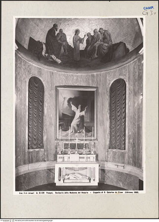 Vorderseite von Alinari [https://www.deutsche-digitale-bibliothek.de/content/lizenzen/rv-ez/] Santuario della Madonna del RosarioCappella di Santa Caterina da Siena - Innenansicht, bh226664_recto. Foto.