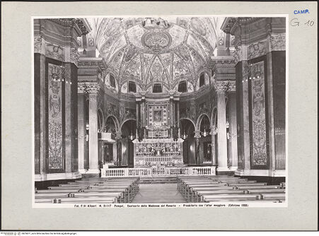 Vorderseite von Alinari [https://www.deutsche-digitale-bibliothek.de/content/lizenzen/rv-ez/] Santuario della Madonna del Rosario - Gesamtansicht, bh226671_recto. Foto.