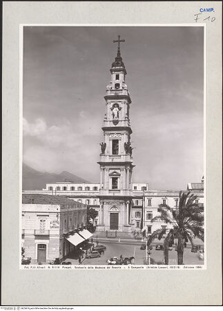 Vorderseite von Alinari [https://www.deutsche-digitale-bibliothek.de/content/lizenzen/rv-ez/] Santuario della Madonna del Rosario - Gesamtansicht, bh226676_recto. Foto.