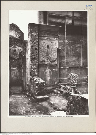 Vorderseite von Alinari [https://www.deutsche-digitale-bibliothek.de/content/lizenzen/rv-ez/] Wanddekoration - Teilansicht, bh226680_recto. Foto.