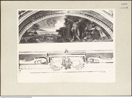 Vorderseite von Bibliotheca Hertziana [https://www.deutsche-digitale-bibliothek.de/content/lizenzen/rv-fz/] Episoden aus dem Leben des Seligen Simone Stock oder Episoden aus der Geschichte des KarmeliterordensSzene dem Leben des Seligen Simone Stock (?) - Gesamtansicht, bh227686_recto. Foto: Rigamonti.