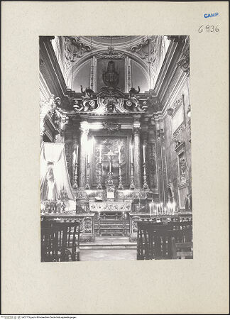 Vorderseite von Bösel, Richard [https://www.deutsche-digitale-bibliothek.de/content/lizenzen/rv-fz/] Santa Maria delle Anime del Purgatorio - Presbyterium, bh227706_recto. Foto: Bösel, Richard.