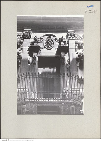 Vorderseite von Bösel, Richard [https://www.deutsche-digitale-bibliothek.de/content/lizenzen/rv-fz/] Santa Maria delle Anime del Purgatorio - Fassade, Portal, bh227708_recto. Foto: Bösel, Richard.