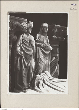 Vorderseite von Sopr. BAS NA [https://www.deutsche-digitale-bibliothek.de/content/lizenzen/rv-ez/] Grabmal der Katharina von Österreich - Katharina und Elisabeth von Thüringen, bh227712_recto. Foto.