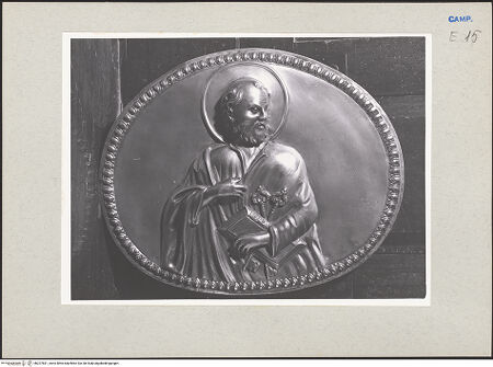 Vorderseite von Pedicini, Luciano [https://www.deutsche-digitale-bibliothek.de/content/lizenzen/rv-ez/] Hochaltar - Detail, Petrus, bh227831_recto. Foto: Pedicini, Luciano.