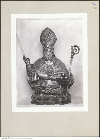 Vorderseite von ICCD [https://www.deutsche-digitale-bibliothek.de/content/lizenzen/rv-ez/] Heiliger Nikolaus - Gesamtansicht, bh228229_recto. Foto.