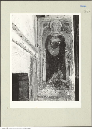 Vorderseite von Getty Research Institute [https://www.deutsche-digitale-bibliothek.de/content/lizenzen/rv-ez/] Maria, die Hände vor der Brust kreuzend - Gesamtansicht, bh228381_recto. Foto: Hutzel, Max.