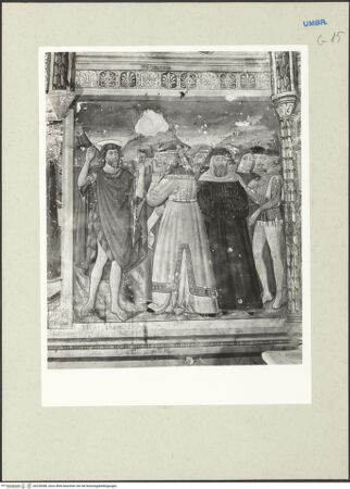 Vorderseite von Getty Research Institute [https://www.deutsche-digitale-bibliothek.de/content/lizenzen/rv-ez/] ApsisdekorationSzenen aus dem Leben Johannes des TäufersJohannes der Täufer predigt - Gesamtansicht, bh228388_recto. Foto: Hutzel, Max.