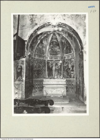 Vorderseite von Getty Research Institute [https://www.deutsche-digitale-bibliothek.de/content/lizenzen/rv-ez/] San Giovanni Battista - Inneres, Apsis, bh228397_recto. Foto: Hutzel, Max.